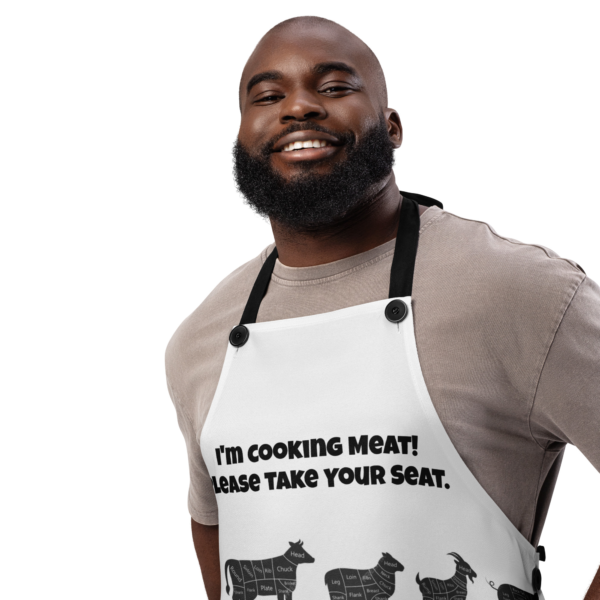 "I'm Cooking Meat" Apron - Image 2