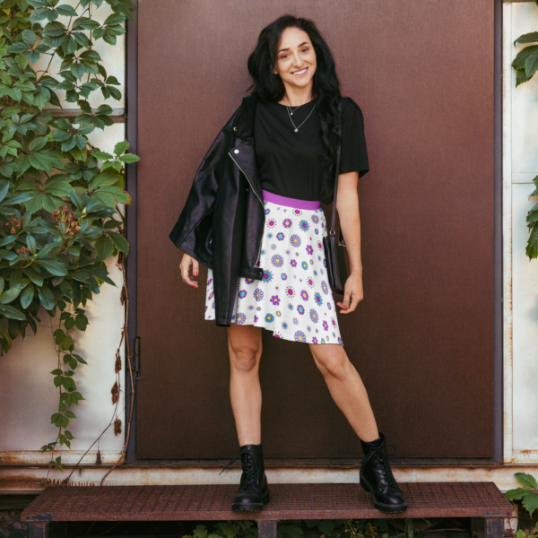 "Flowers" Women's Skirt - Image 3