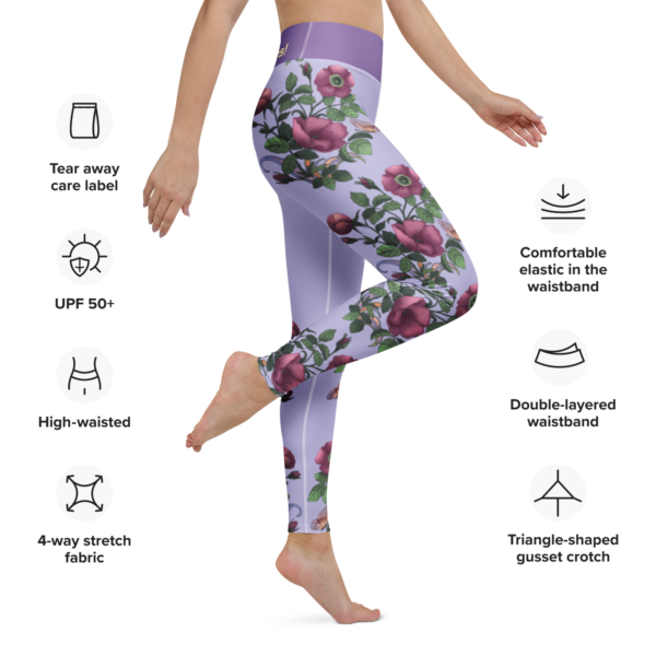 "Poppies" Yoga Leggings