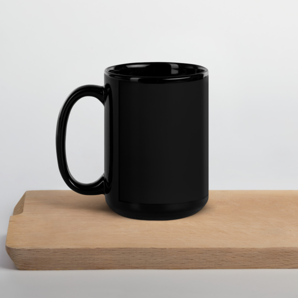 "My Wife" Black Glossy Mug - Image 4