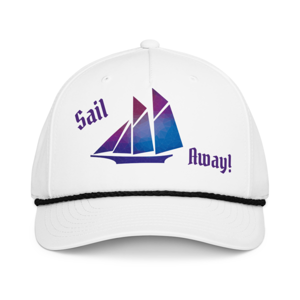 "Sail Away" Classic Rope Cap - Image 4