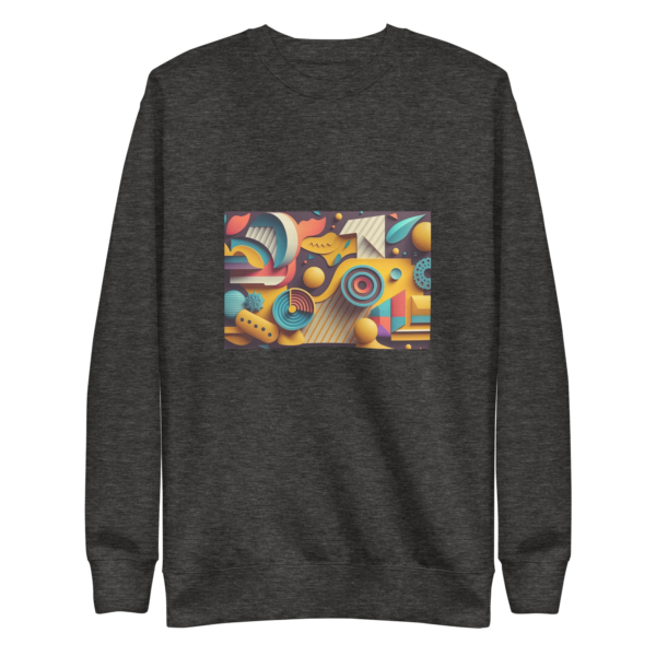 "Modern Shapes" Unisex Premium Sweatshirt - Image 5