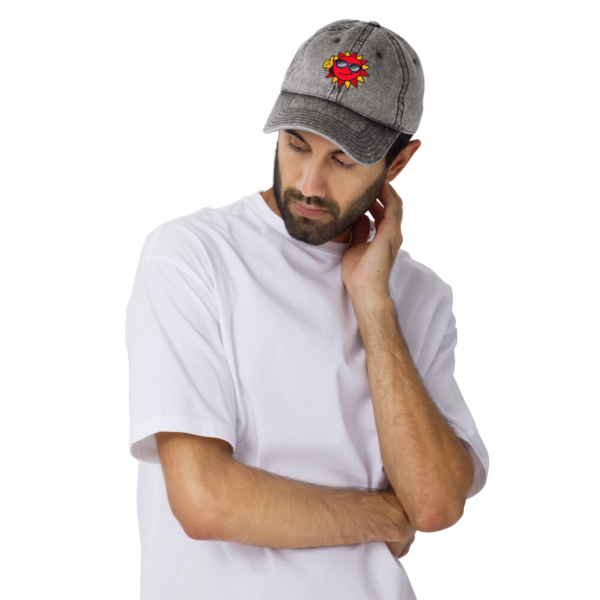 "MrNeedham" Vintage Cotton Twill Cap - Image 8