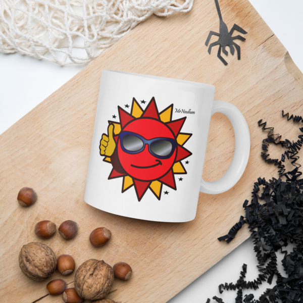 "MrNeedham" White Glossy Mug