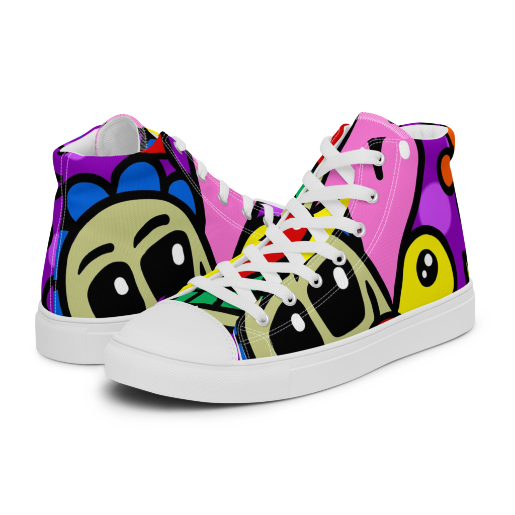 Image linked to product id: 1212, “Wild Things” Fun High Top Sneakers