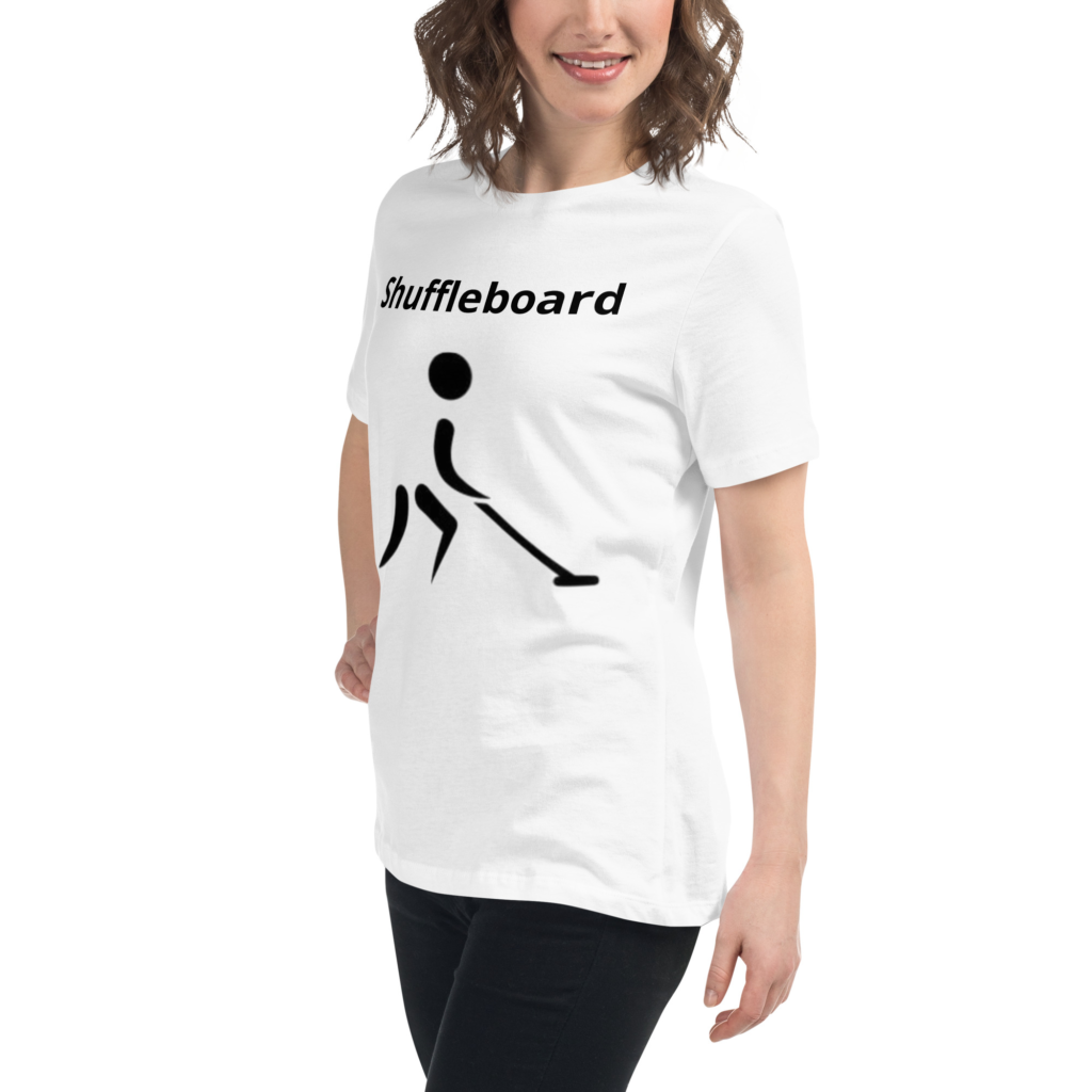 Image linked to product id: 713, Women's Relaxed Shuffleboard T-Shirt