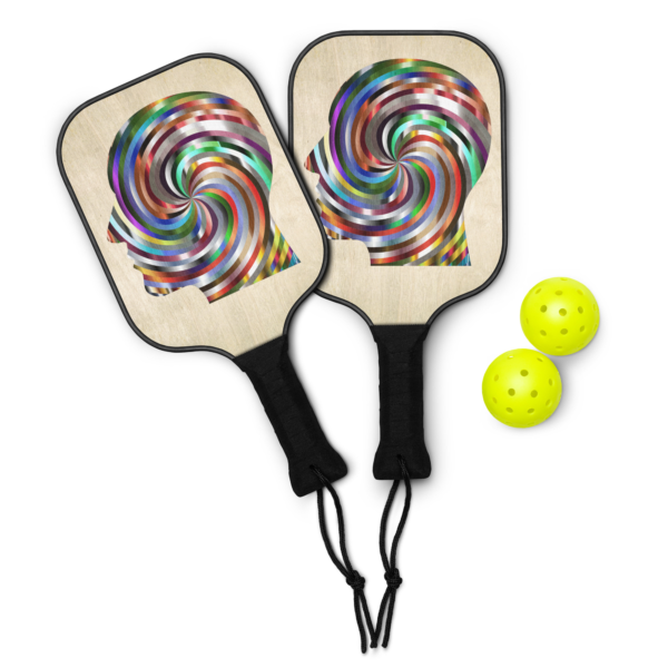 "Think" Pickleball Light-Wood Paddle Set